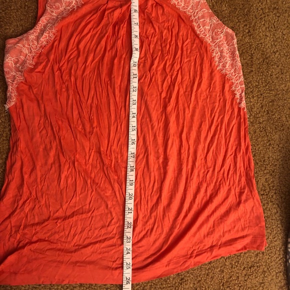 NWT Elle x Kohl’s Pink w White Lace Work Blouse - Picture 8 of 8